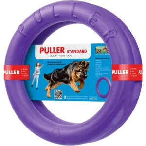 Puller Outdoor Dog Ring Toys Tug of War Dog Toy for Small Medium Large Dogs - Dog Ball & Soft Dog Frisbee Alt