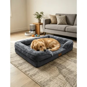 Extra For Large Dog Bed Sofa Kennel Deep Gray
