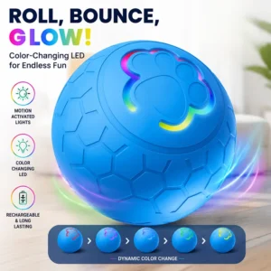 Interactive Dog Ball Vibrating Dog Ball Color Changing